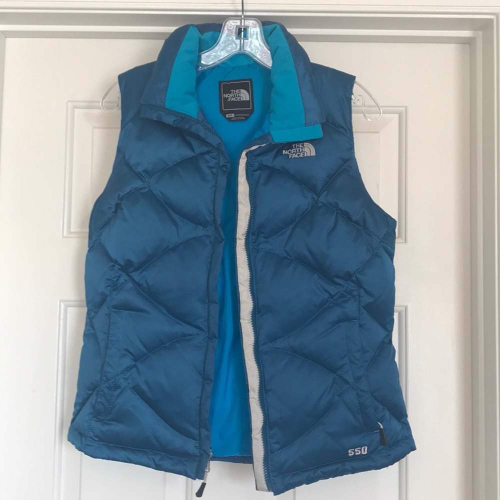 The North Face Blue Puffer Vest